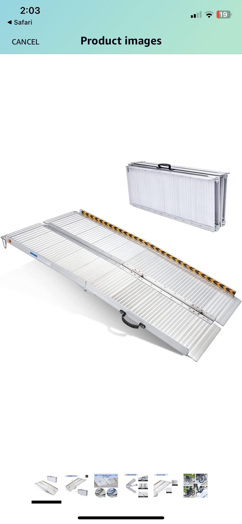 5ft Wheel Chair Ramp