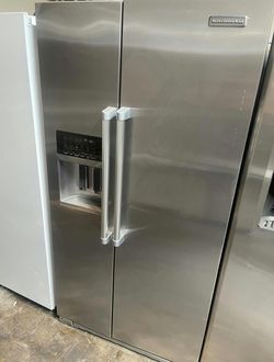 KitchenAid Side by Side Stainless Steel Fridge IceMaker