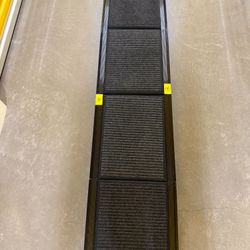 Dog Stair Ramp Car 71" X 17" Xtra Long Folding Pet Non Slip Rug Surface 270 Pounds