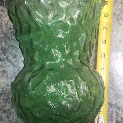 Vintage MCM green Vase