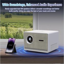 Projector with WiFi and Bluetooth