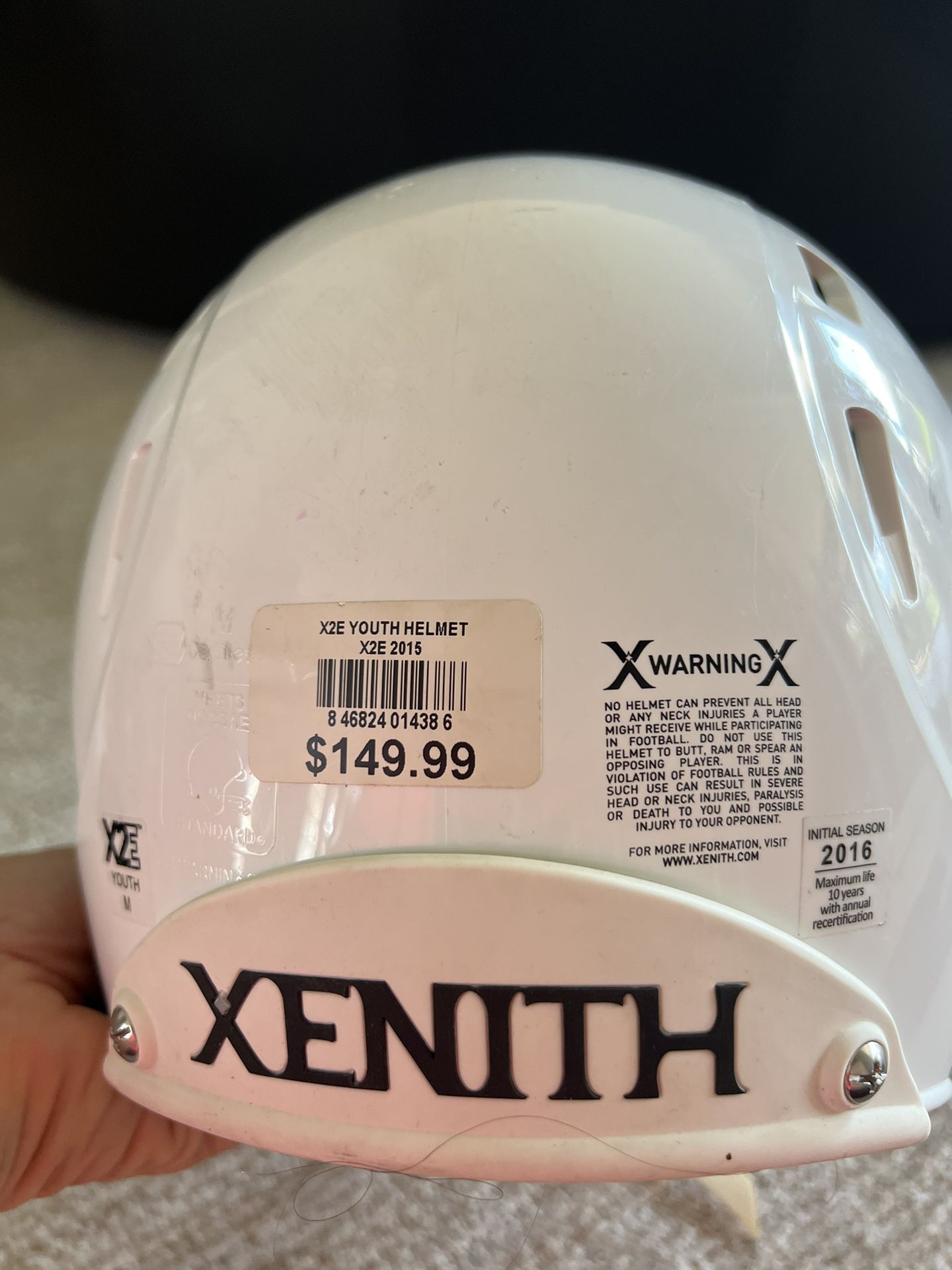 Zenith Football Helmet
