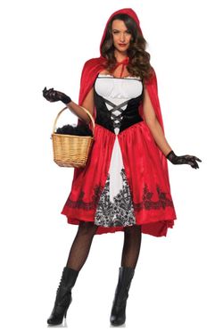 New Leg Avenue Classic Red Riding Hood Women's Costume Size Medium