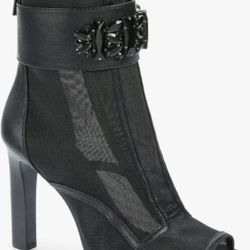Karl Lagerfield Peep toe Booties --size 71/2 & 10