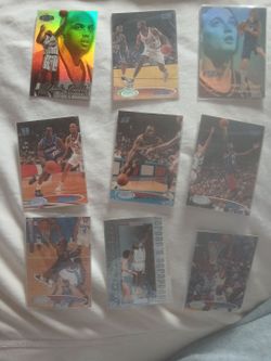 Lot of 9 NBA Basketball Cards 1990s