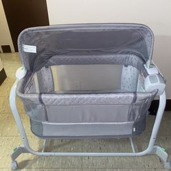 Ingenuity Dream Hero Starlight 3-in-1 Co-Sleeping Bassinet and Crib - Lume (Grey), Unisex, Newborn to 12 Months