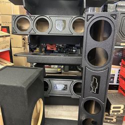 Different Subwoofers For Each Truck.
