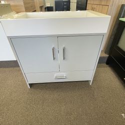New 36” Bathroom Vanity - Integrated Sink