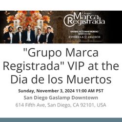 Marca registrada VIP tickets 