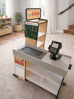 Melissa & Doug Fresh Mart Grocery Store / Checkout Stand – Excellent C - $100 (Elk Grove)