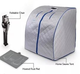 Portable Infrared Sauna With Foldable Chair