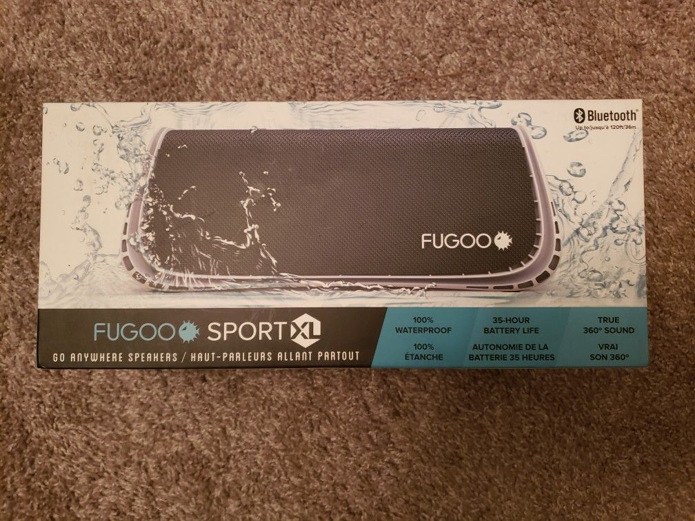 Fugoo Sport XL Bluetooth Portable Speaker.