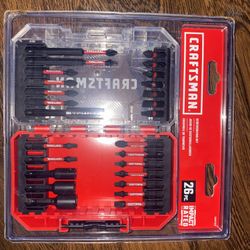 Brand New! 26 Piece craftsman impact Rated Impact Driving Set!