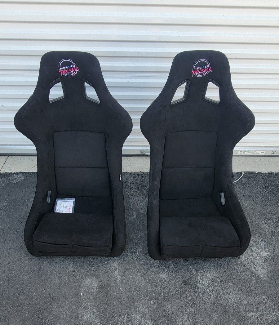 Nrg Innovations Prisma Bucket Racing Seats Asientos Deportivos