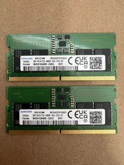 Samsung 2x 8GB (16GB) DDR5 SODIMM M425R1GB4BB0-CQKOL Laptop Memory RAM