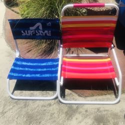 2 New Beach Chairs