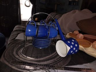 Tea Set Blue