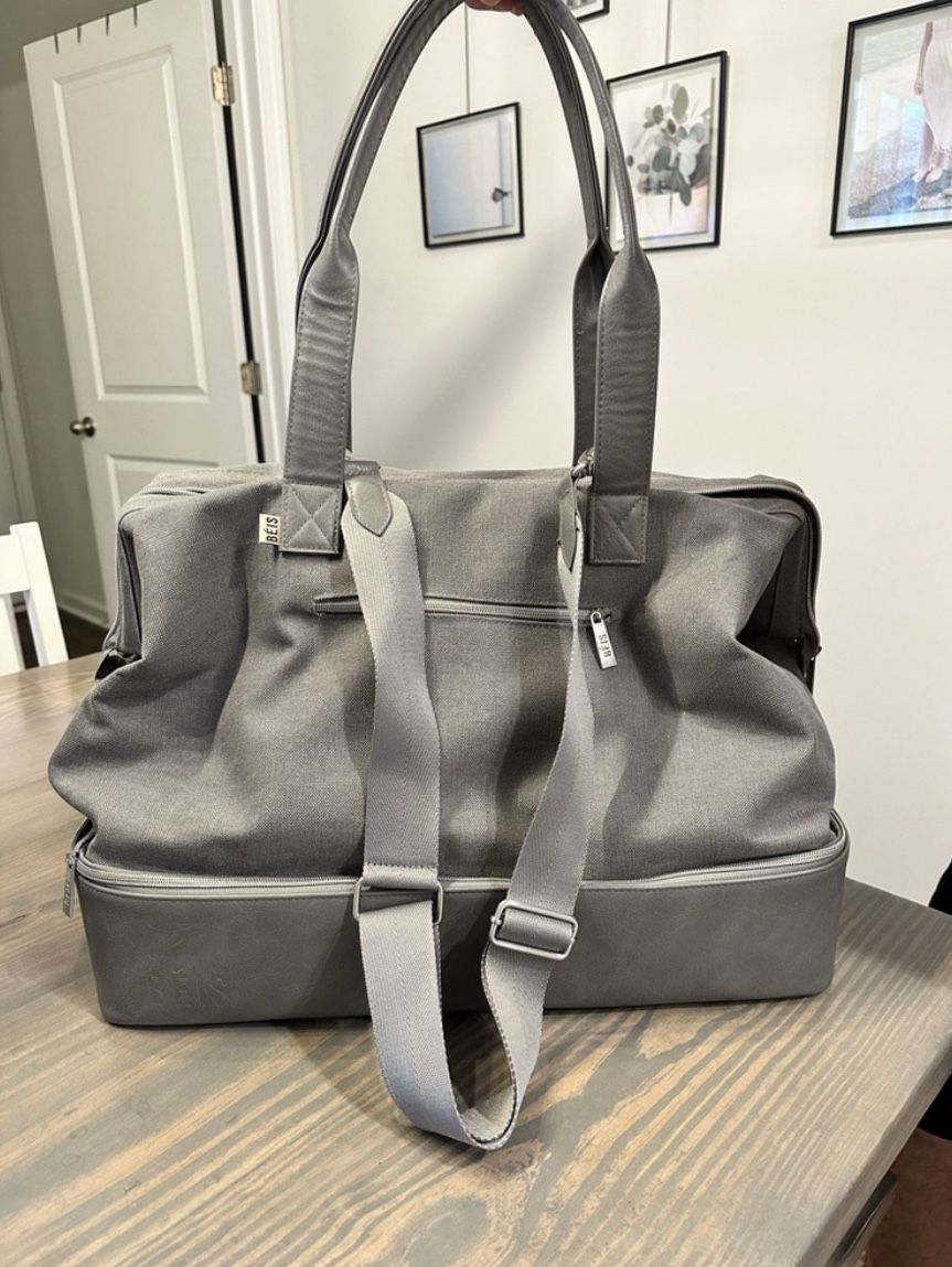 Beis weekender Large Travel Bag Grey