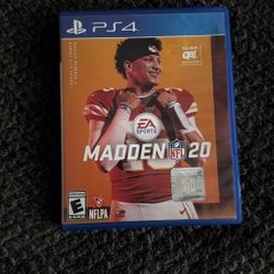 PS4 PlayStation Madden 20 NFL Football