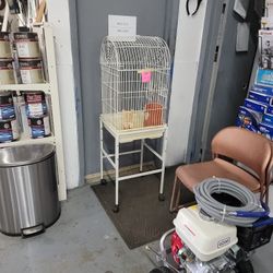 BIRD CAGE ON WHEELS 
