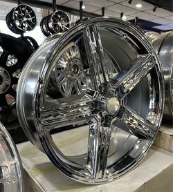 22” Chevy IROC Chrome Replica Wheels - Set of 4 - Brand New in Box  22x9” Rims Size Chrome Finish