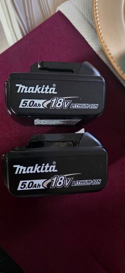 Makita 18V 5.0Ah Lithium-Ion Battery Pack x2
