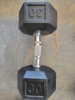 30 lb dumbbell. New