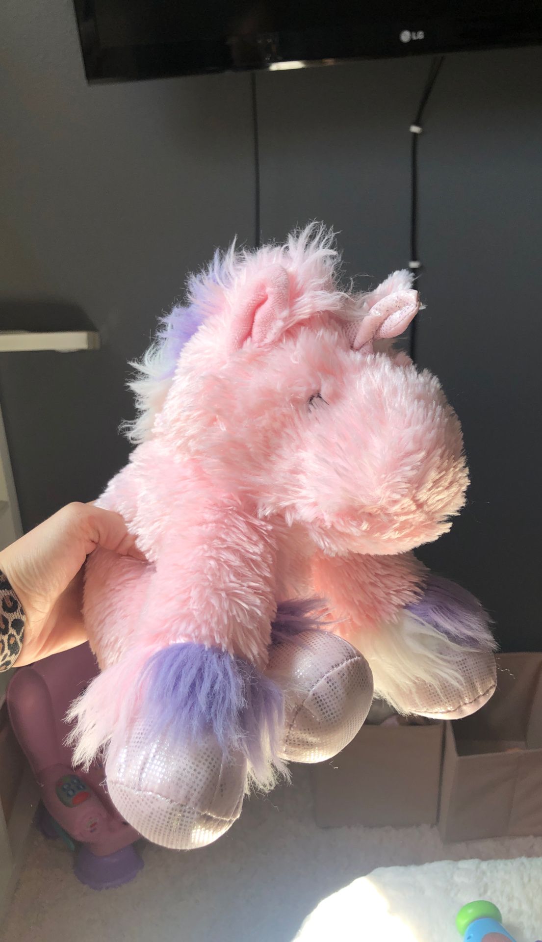 Stuffed animal unicorn