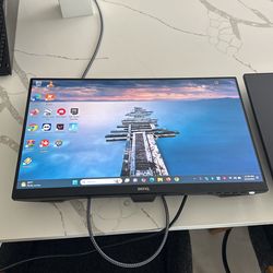 2 BENQ 24” Monitors 1080p VGA