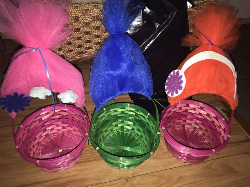 Trolls Easter baskets