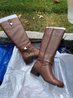 Like-new Knee high leather boots
