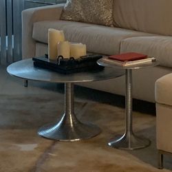 Z Gallerie Hayden Coffee Table and Accent Table set 