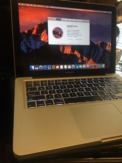 MacBook Pro 13 inches 6 GB hardrive 160 GB hardrive 2010