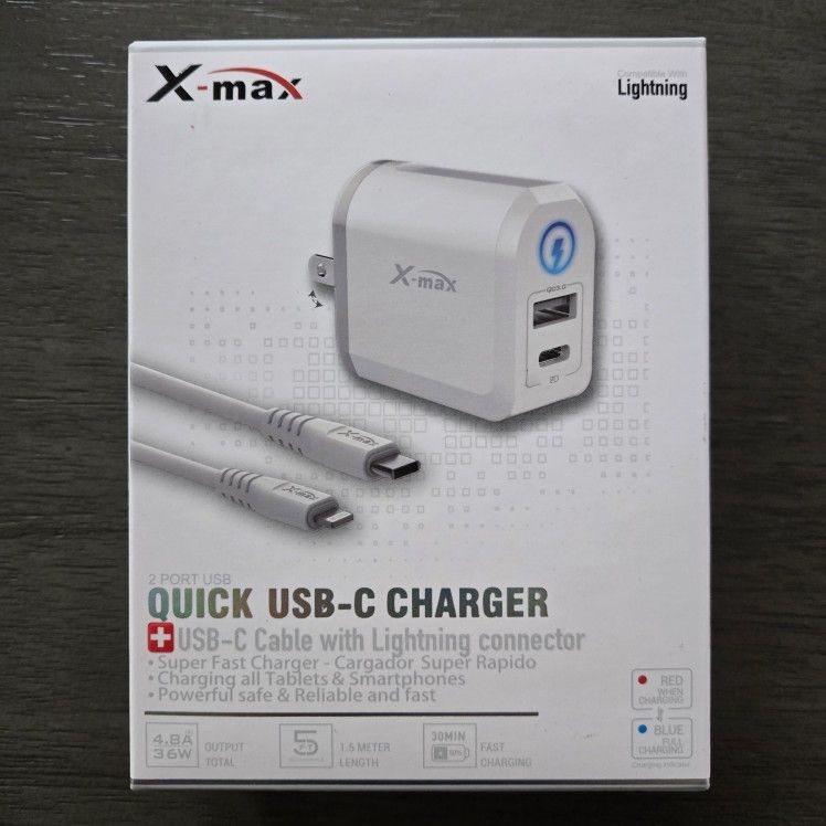 iPhone & Samsung 36W USB-C Fast Charger Kit