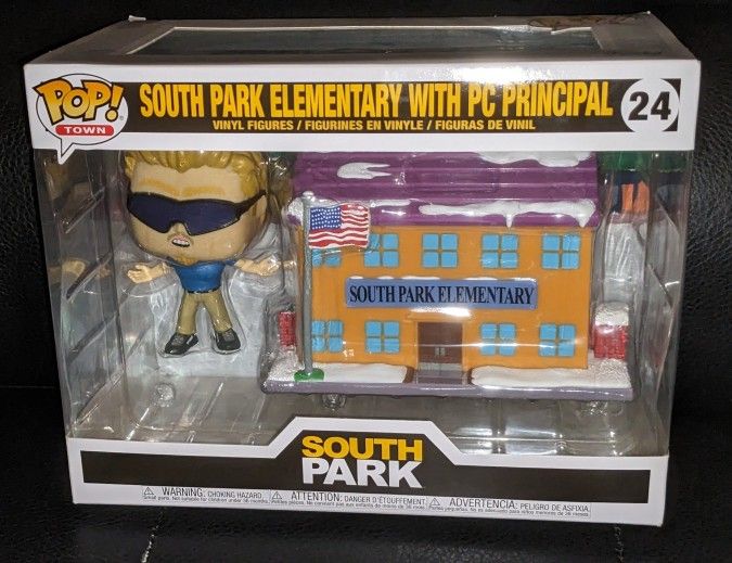 Funko Pop! Vinyl Figure Town: South Park Elementary with PC Principal 