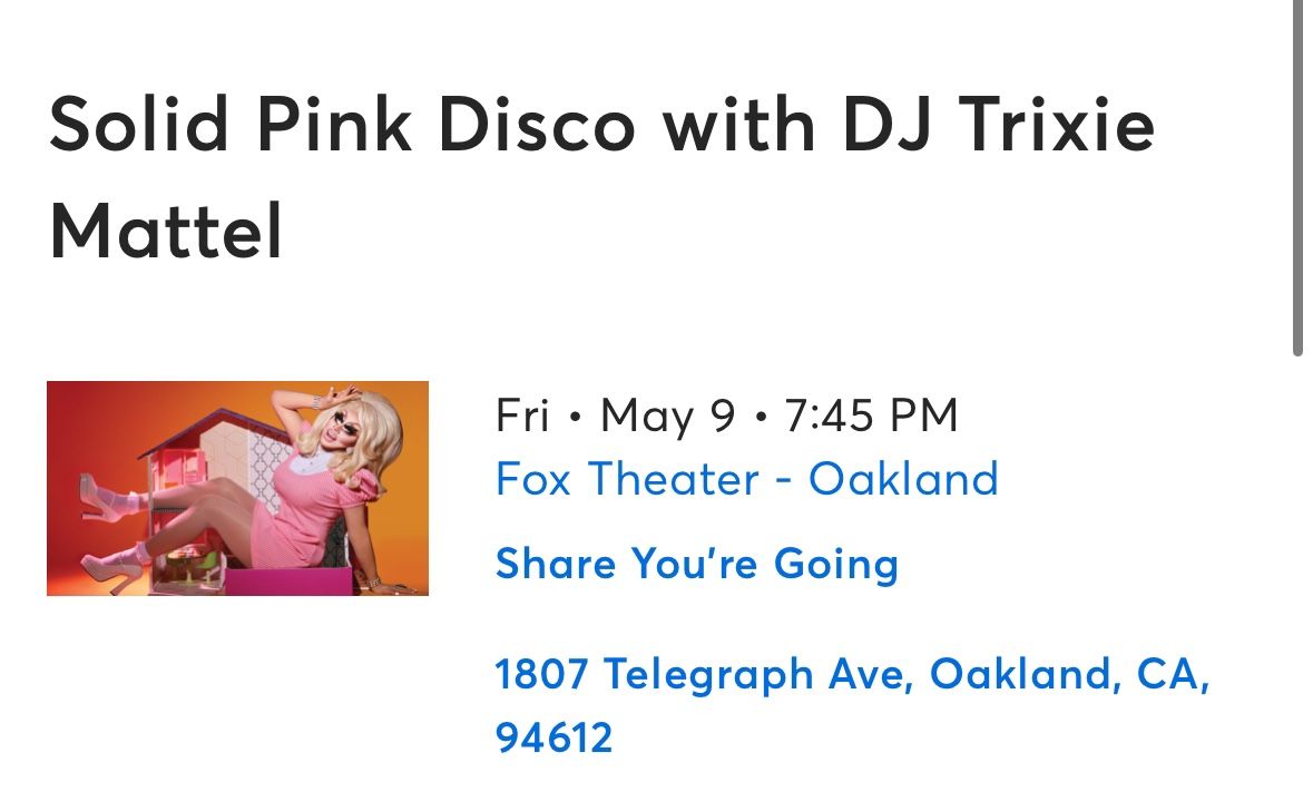 Solid Pink Disco - Trixie Mattel