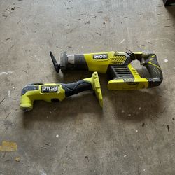 Ryobi Multitool And Reciprocating Saw (tools Only)