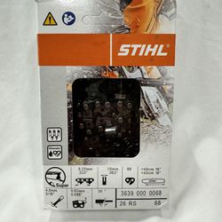 Stihl Chainsaw Chain- 26RS68- 18 Inch, 68 Drive Links, .325 Pitch, .063 Gauge