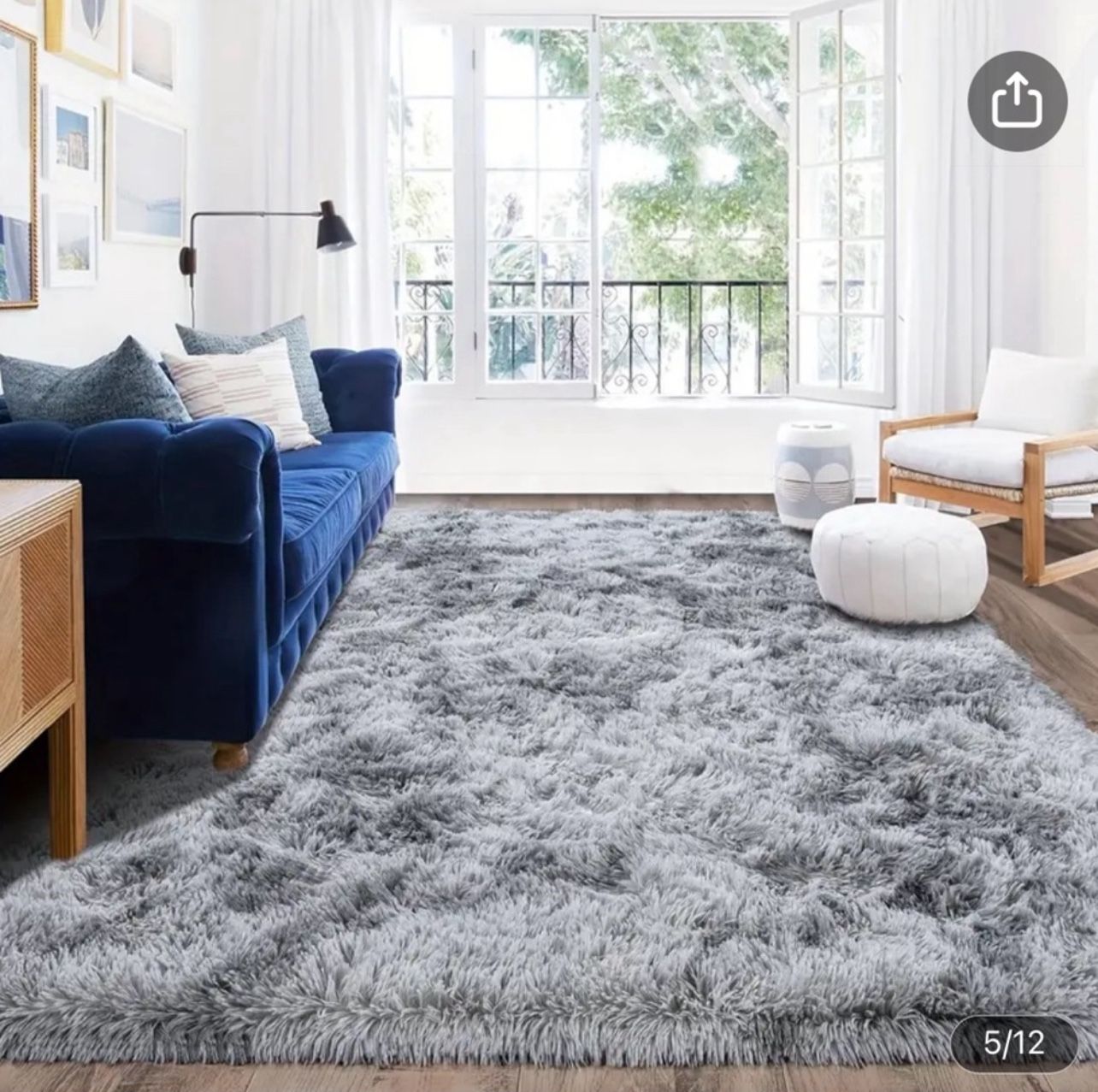 Luxurious Fluffy Shag Rug Ultra Soft, Plush,Fuzzy and...