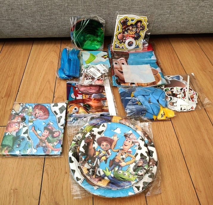 Disney Toy Story Birthday Party Decorations Brand New. Fontana Pickup.