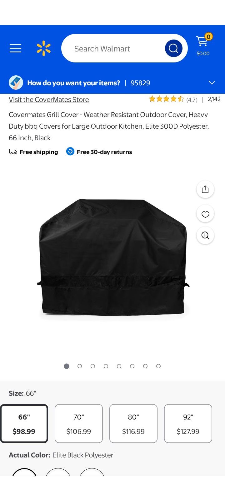 BBQ Grill Cover Large