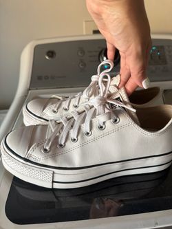 Chuck Taylor All star platform leather sneakers