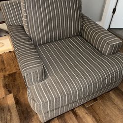 Striped Armchair 