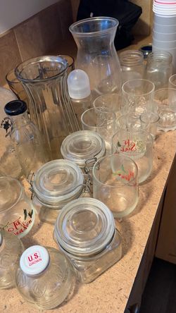 Free Jars and glass cups