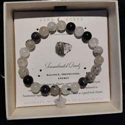 LUNA NORTA TURMOLINED QUARTZ BRACELET