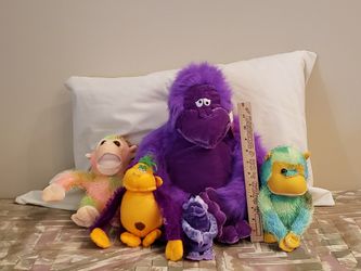 Lot of 5 Ape Plush Figures