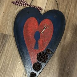 Key To My Heart Valentine Sign