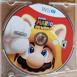 Super Mario 3D World (Nintendo Wii U, 2013) Disc Only Tested 