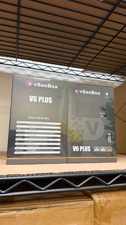 vSeeBox V6 Plus Fast Setup 4K Entertainment Box 4K WiFi Chino | Financing Available | 0% Interest Options | New | Streaming Device