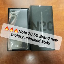 Samsung NOTE 20 FACTORY UNLOCKED 